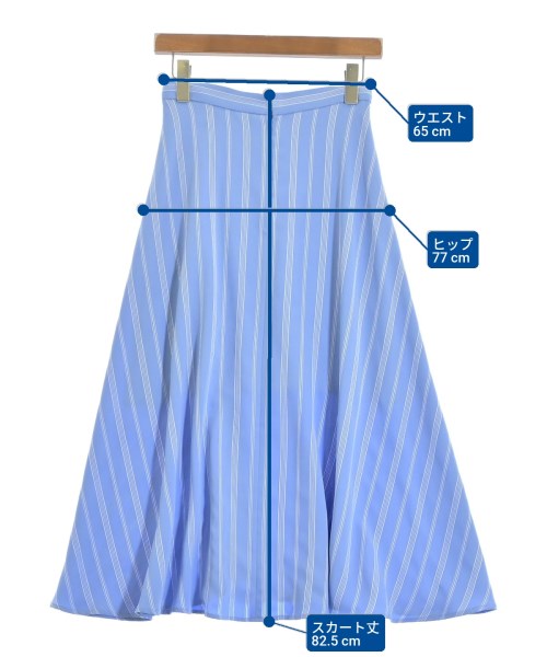 ADAM ET ROPE（アダムエロペ）ロング・マキシ丈スカート 青 サイズ:36(S位) レディース/2200655029083