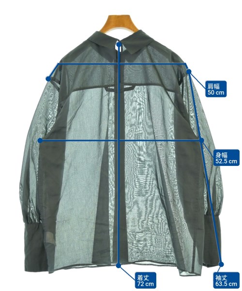 ADAM ET ROPE（アダムエロペ）カジュアルシャツ 緑 サイズ:F レディース/2200650174030