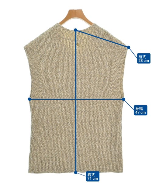 ADAM ET ROPE（アダムエロペ）ベスト ベージュ サイズ:F レディース/2200652438321