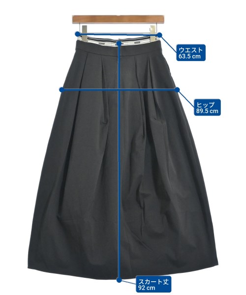 ADAM ET ROPE（アダムエロペ）ロング・マキシ丈スカート 黒 サイズ:36(S位) レディース/2200656137046