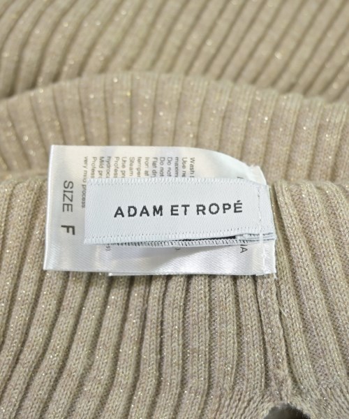 ADAM ET ROPE（アダムエロペ）ニット・セーター ベージュ サイズ:F レディース/2200656389049