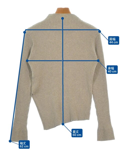 ADAM ET ROPE（アダムエロペ）ニット・セーター ベージュ サイズ:F レディース/2200656389049