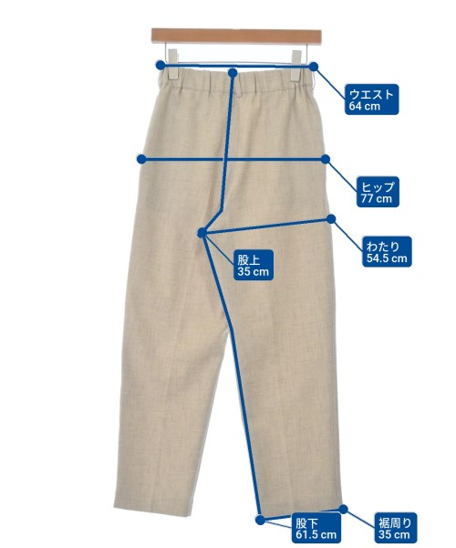 ADAM ET ROPE（アダムエロペ）スラックス ベージュ サイズ:36(S位) レディース/2200656440030