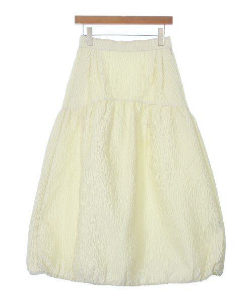 ADAM ET ROPE(アダムエロペ)ロング・マキシ丈スカート 白 サイズ:38(M位)/2200656795147