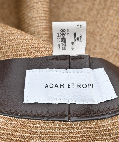ADAM ET ROPE（アダムエロペ）ハット ベージュ サイズ:- レディース/2200659801029