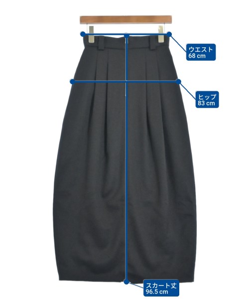 ADAM ET ROPE（アダムエロペ）ロング・マキシ丈スカート 黒 サイズ:36(S位) レディース/2200659865083