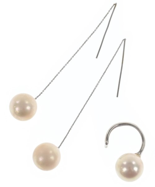 ADAM ET ROPE(アダムエロペ)ピアス 白 サイズ:-/2200660889054