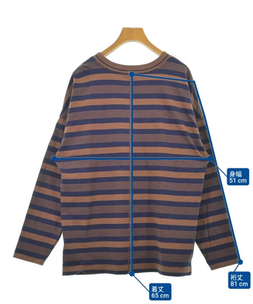 ADAM ET ROPE（アダムエロペ）Tシャツ・カットソー 茶 サイズ:F レディース/2200659042064