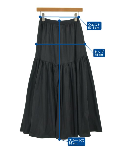 ADAM ET ROPE（アダムエロペ）ロング・マキシ丈スカート 黒 サイズ:F レディース/2200709976059