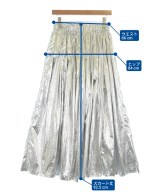 ADAM ET ROPE（アダムエロペ）ロング・マキシ丈スカート シルバー サイズ:F レディース/2200714938080
