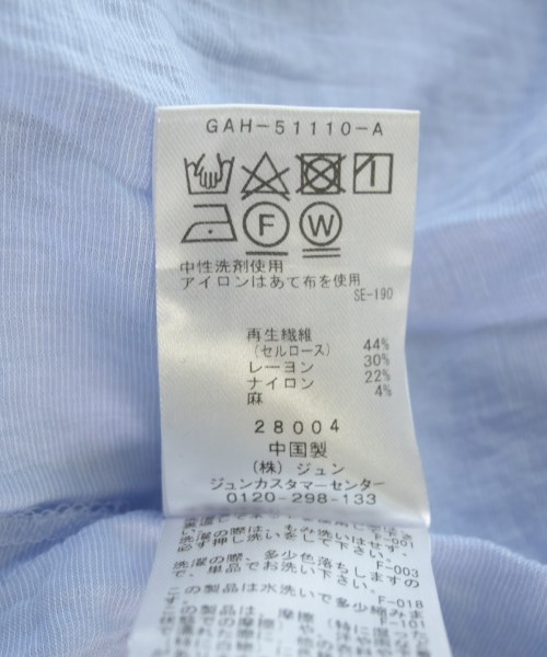 ADAM ET ROPE（アダムエロペ）カジュアルシャツ 青 サイズ:F レディース/2200715075142