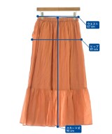 ADAM ET ROPE（アダムエロペ）ロング・マキシ丈スカート オレンジ サイズ:F レディース/2200719195082