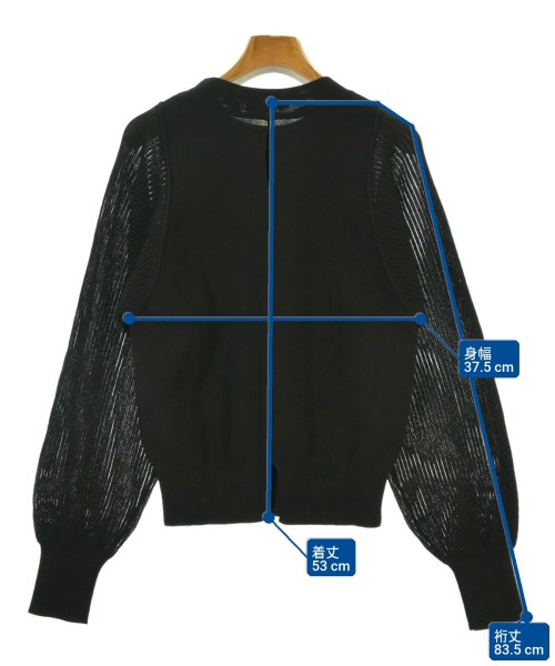 AER ADAM ET ROPE'（エーイーアール　アダムエロペ）ニット・セーター 黒 サイズ:-(M位) レディース/2200645357059