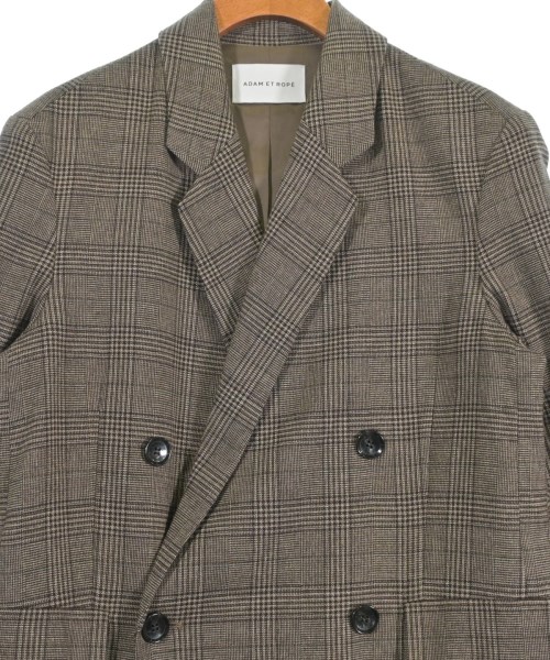 ADAM ET ROPE（アダムエロペ）テーラードジャケット 茶 サイズ:36(S位) レディース/2200636629011
