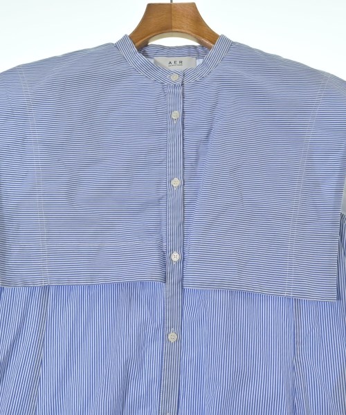 ADAM ET ROPE（アダムエロペ）シャツワンピース 青 サイズ:F レディース/2200641017025