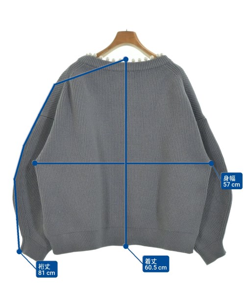 ADAM ET ROPE（アダムエロペ）カーディガン グレー サイズ:F レディース/2200648176039