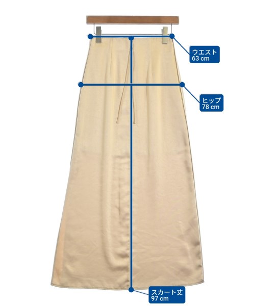 ADAM ET ROPE（アダムエロペ）ロング・マキシ丈スカート ベージュ サイズ:36(S位) レディース/2200645676105