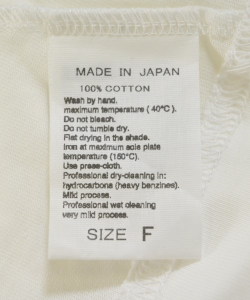 ADAM ET ROPE（アダムエロペ）Tシャツ・カットソー 白 サイズ:F レディース/2200703555397