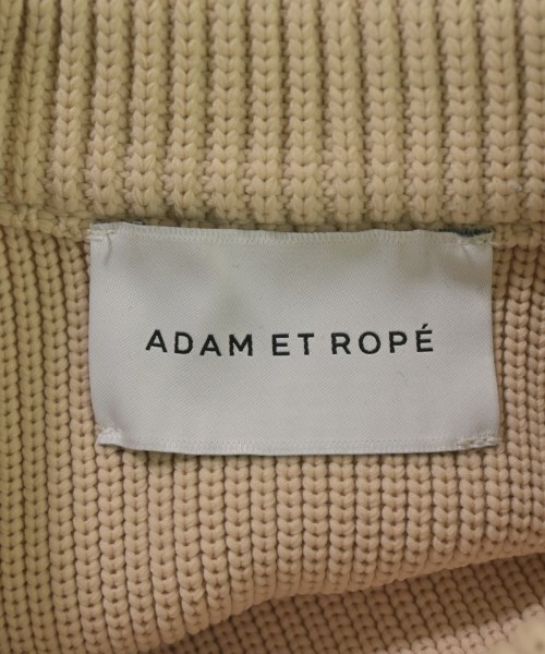 ADAM ET ROPE（アダムエロペ）ニット・セーター ベージュ サイズ:F レディース/2200708050019