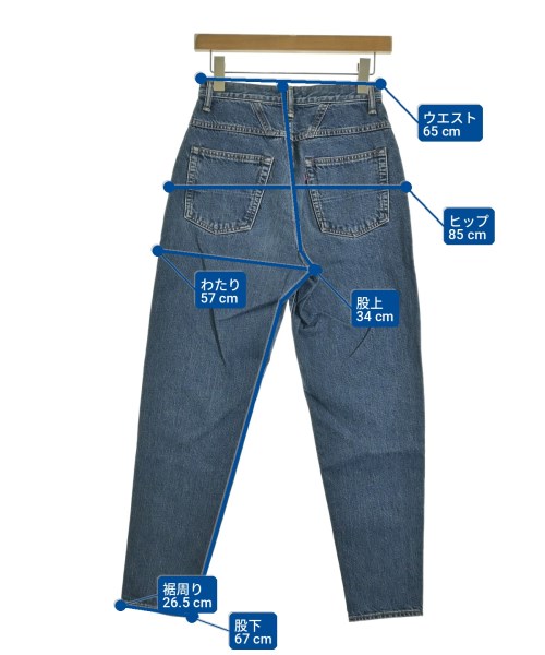 ADAM ET ROPE（アダムエロペ）デニムパンツ 青 サイズ:26(M位) レディース/2200708378076