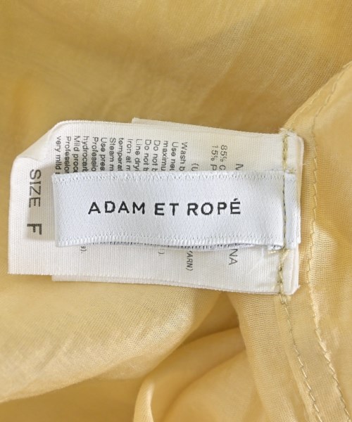 ADAM ET ROPE（アダムエロペ）ブラウス 黄 サイズ:F レディース/2200660969077