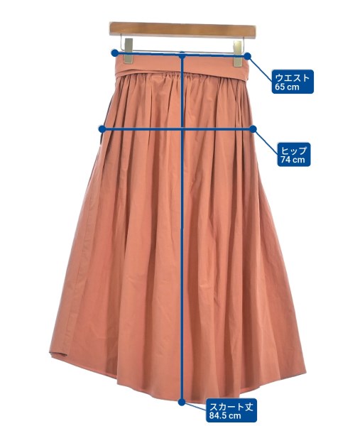 ADAM ET ROPE（アダムエロペ）ロング・マキシ丈スカート オレンジ サイズ:36(S位) レディース/2200665305016