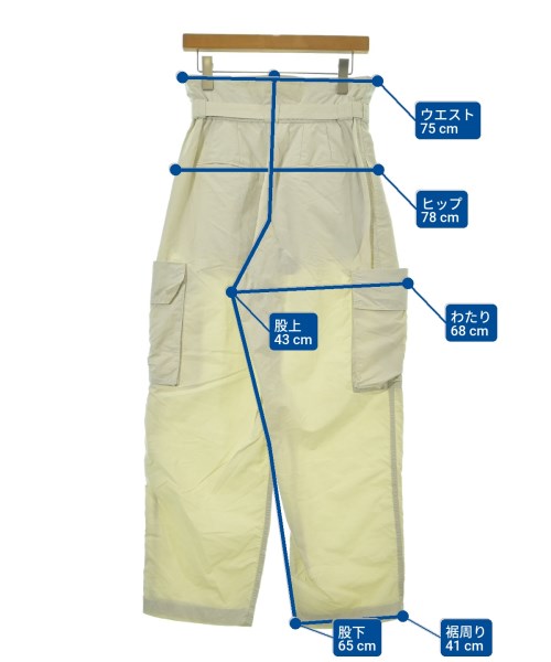 ADAM ET ROPE（アダムエロペ）カーゴパンツ 白 サイズ:38(M位) レディース/2200662225119