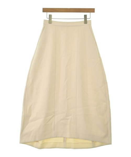 ADAM ET ROPE(アダムエロペ)ロング・マキシ丈スカート 白 サイズ:36(S位)/2200661027059