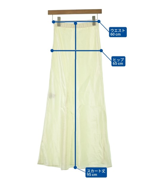 ADAM ET ROPE（アダムエロペ）ロング・マキシ丈スカート 白 サイズ:-(S位) レディース/2200661864074