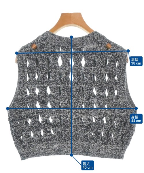 ADAM ET ROPE（アダムエロペ）ベスト 黒 サイズ:F レディース/2200663153220