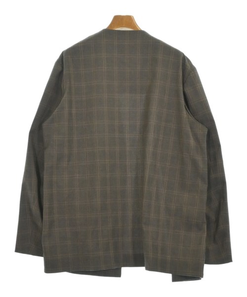 ADAM ET ROPE（アダムエロペ）ノーカラージャケット 茶 サイズ:L レディース/2200665364013