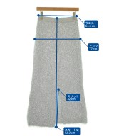 ADAM ET ROPE（アダムエロペ）ロング・マキシ丈スカート シルバー サイズ:F レディース/2200666555045