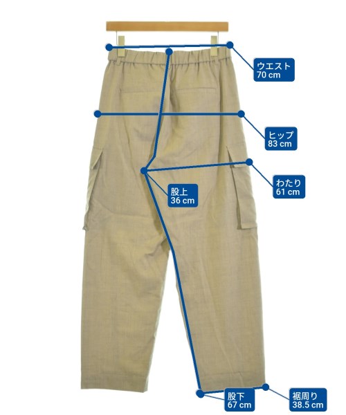 ADAM ET ROPE（アダムエロペ）カーゴパンツ ベージュ サイズ:36(S位) レディース/2200666878014