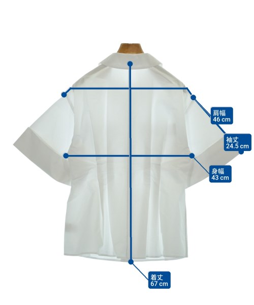 ADAM ET ROPE（アダムエロペ）カジュアルシャツ 白 サイズ:F レディース/2200669493078