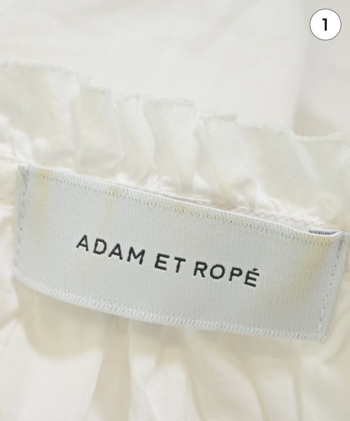 ADAM ET ROPE（アダムエロペ）カジュアルシャツ 白 サイズ:F レディース/2200669086454
