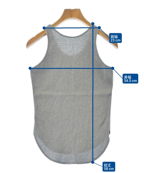 ADAM ET ROPE（アダムエロペ）ノースリーブ グレー サイズ:F レディース/2200669086461