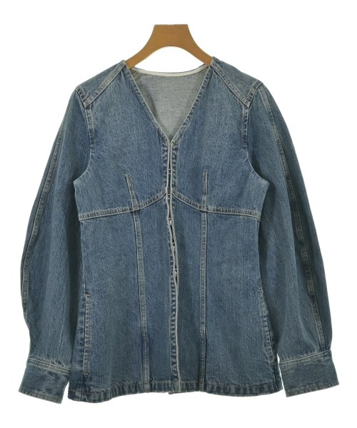 ADAM ET ROPE(アダムエロペ)ブラウス 青 サイズ:F/2200668978019