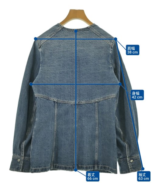 ADAM ET ROPE（アダムエロペ）ブラウス 青 サイズ:F レディース/2200668978019