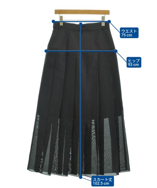 ADAM ET ROPE（アダムエロペ）ロング・マキシ丈スカート 黒 サイズ:38(M位) レディース/2200667827059