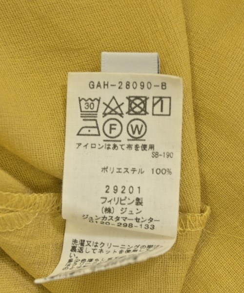ADAM ET ROPE（アダムエロペ）ブラウス 黄 サイズ:F レディース/2200726038099