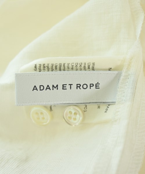 ADAM ET ROPE（アダムエロペ）カジュアルシャツ 白 サイズ:F レディース/2200727398062