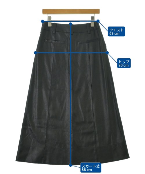 ADAM ET ROPE（アダムエロペ）ロング・マキシ丈スカート 黒 サイズ:36(S位) レディース/2200724102174
