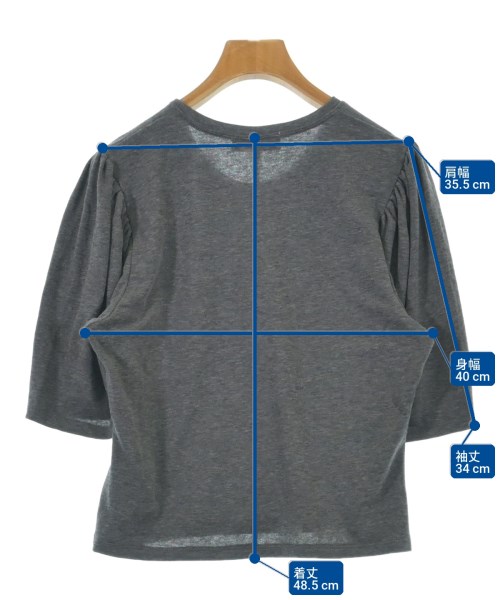 ADAM ET ROPE（アダムエロペ）Tシャツ・カットソー グレー サイズ:F レディース/2200733420122
