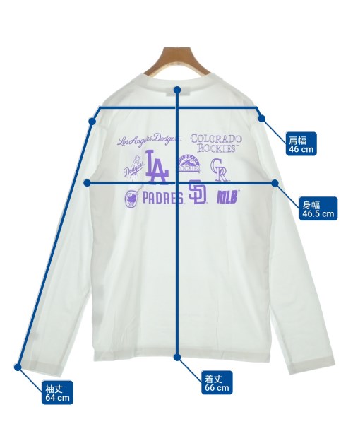 ADAM ET ROPE（アダムエロペ）Tシャツ・カットソー 白 サイズ:F レディース/2200720508079