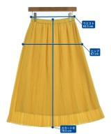 ADAM ET ROPE（アダムエロペ）ロング・マキシ丈スカート 黄 サイズ:F レディース/2200702689178