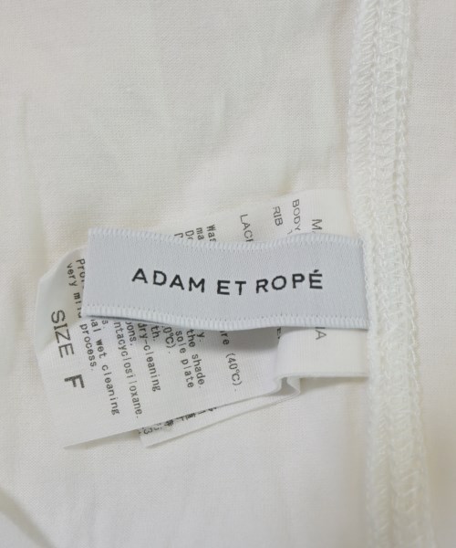ADAM ET ROPE（アダムエロペ）Tシャツ・カットソー 白 サイズ:F レディース/2200688647094