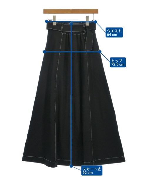 HARE（ハレ）ロング・マキシ丈スカート 黒 サイズ:F レディース/2200620664011