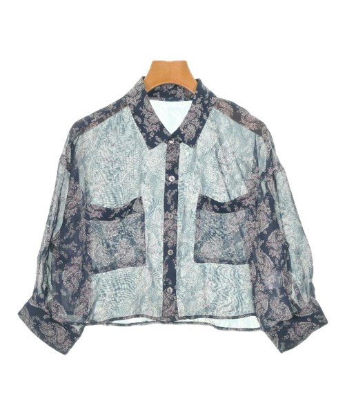 HARE(ハレ)ブラウス 紺 サイズ:F/2200668077057