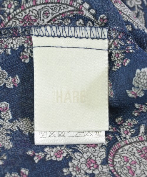 HARE（ハレ）ブラウス 紺 サイズ:F レディース/2200668077057