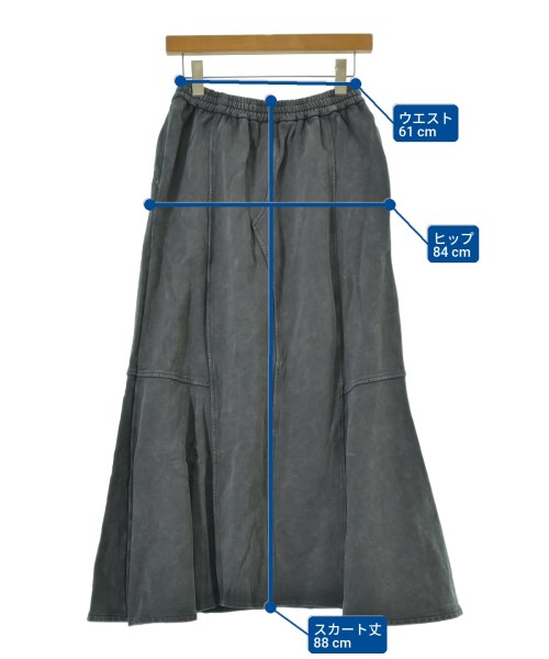HARE（ハレ）ロング・マキシ丈スカート グレー サイズ:F レディース/2200700553051